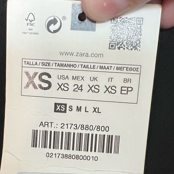 Zara Black Long Sleeve Buttoned Blazer Jumpsuit Size XS - Picture 13 of 14